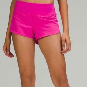 Lululemon Speed Up Low-Rise Short 2.5" Sonic Pink